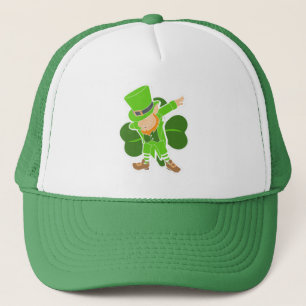 Leprechaun Dab Dance St Patricks Day Truckerkappe