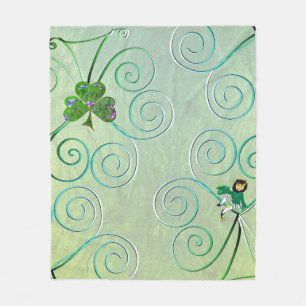 Leprechaun Damen Fleecedecke