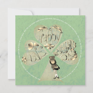 Leprechaun Dankeskarte