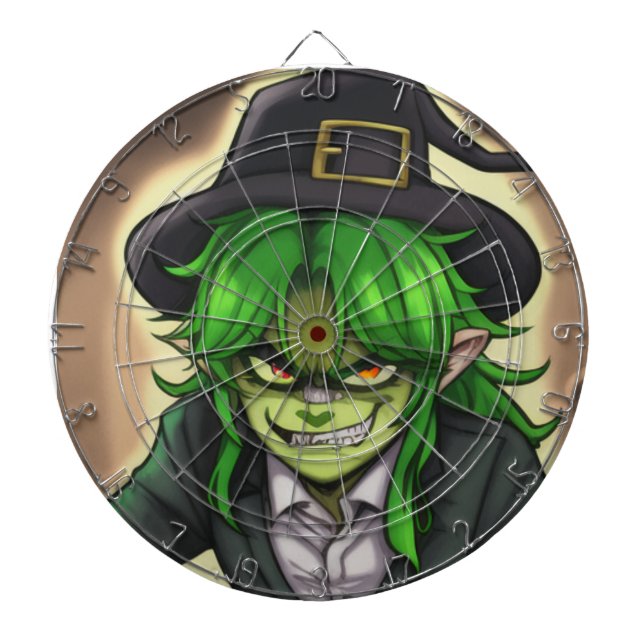 Leprechaun Dartboard Dartscheibe (vorne)