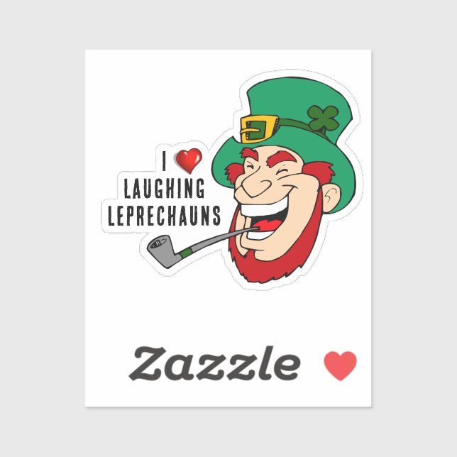 Leprechaun Day Aufkleber (Blatt)