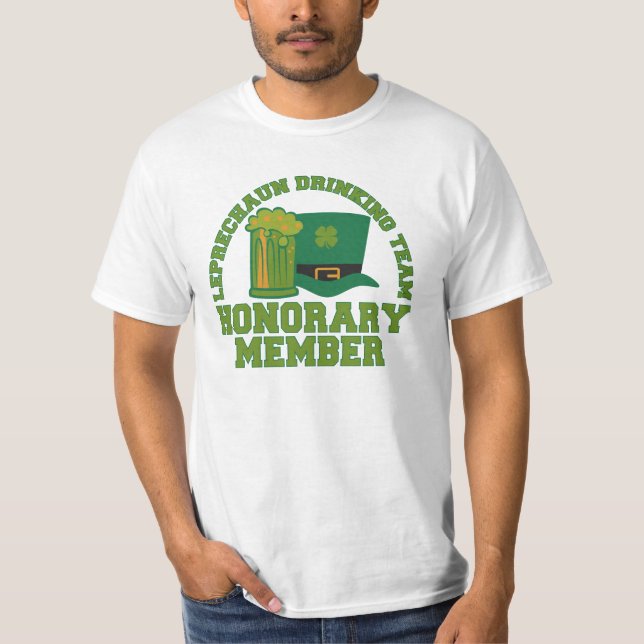 Leprechaun Drink Team Shirt - wählen Sie Stil (Vorderseite)