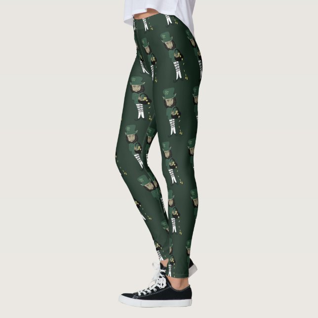 Leprechaun-Druck  Leggings (Links)