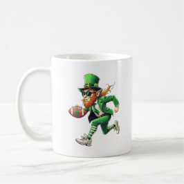 Leprechaun Football St Patrick's Day Sports Liebe Kaffeetasse