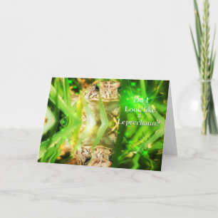 Leprechaun Frog - St. Patrick's Day Card Karte
