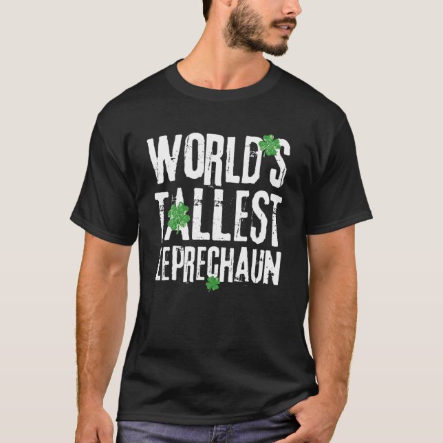 Leprechaun Funny St. Patricks T-Shirt (Vorderseite)