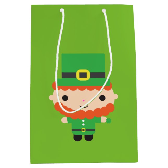 Leprechaun Geschenktasche Mittlere Geschenktüte (Vorderseite)