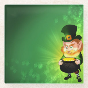 Leprechaun Glasuntersetzer