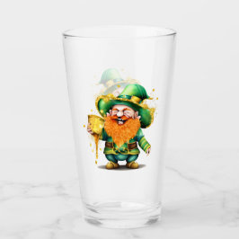 Leprechaun gnome St. Patrick's Day Glas