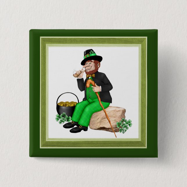 Leprechaun Gold Button (Vorderseite)
