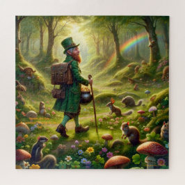 Leprechaun-Goldtopf-Verfolgungsjagd Puzzle