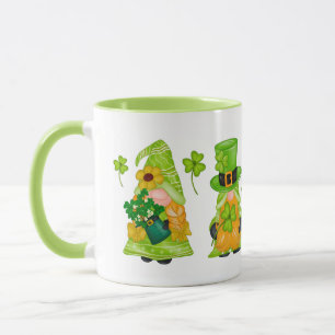 Leprechaun Green Gnome Kleeblatt St. Patrick's Day Tasse