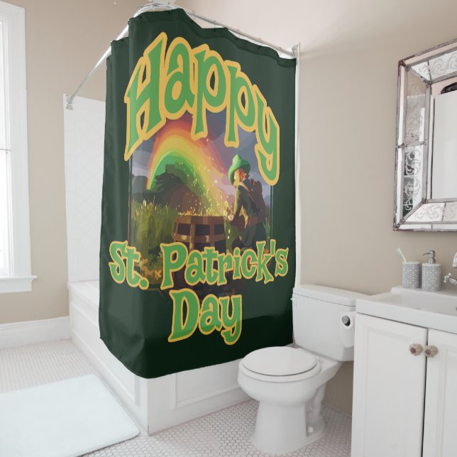 Leprechaun Hideaway Duschvorhang (Beispiel)