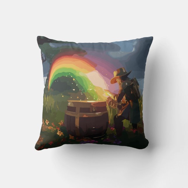Leprechaun Hideaway Kissen (Rückseite)