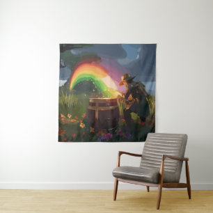 Leprechaun Hideaway Wandteppich