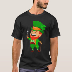 Leprechaun Irish Clover St Patrick's Day Green T-Shirt