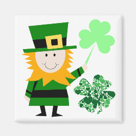 Leprechaun Irish Folklore Fairy Elf Art Niedlicher Magnet