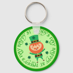 Leprechaun Irish St Paddys Day Lucky Keychain Schlüsselanhänger
