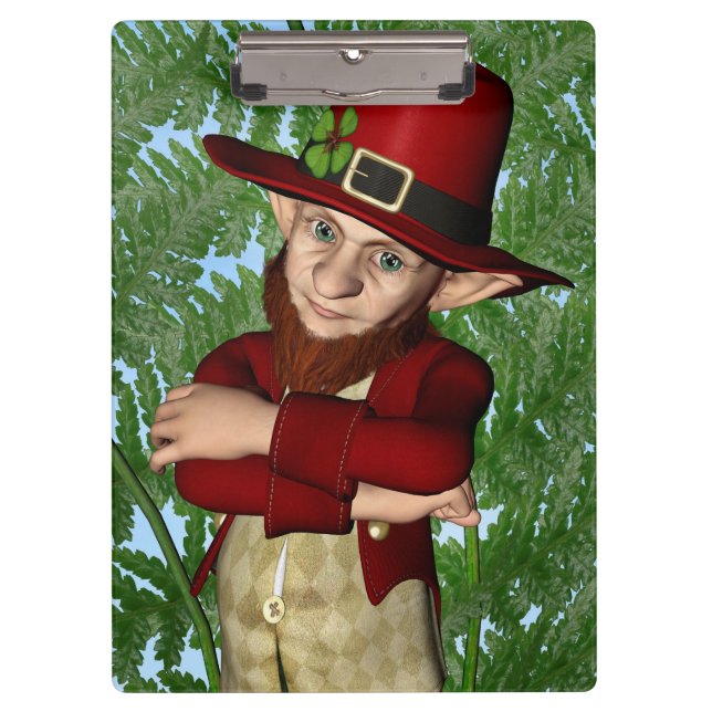 Leprechaun Klemmbrett (Vorderseite)