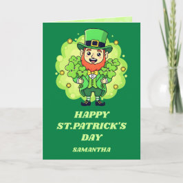 Leprechaun Love St. Patrick’s Day Card Karte