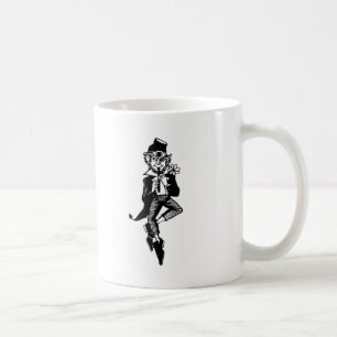 Leprechaun mit Flute Kaffeetasse