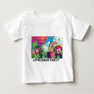 Leprechaun Party Cyber-Kid-T-Shirt Baby T-shirt