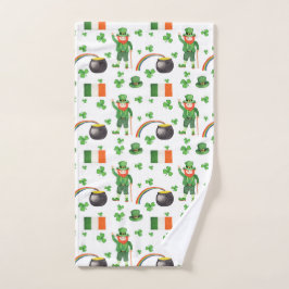 Leprechaun Pattern, Irland, St. Paddy's Handtuch