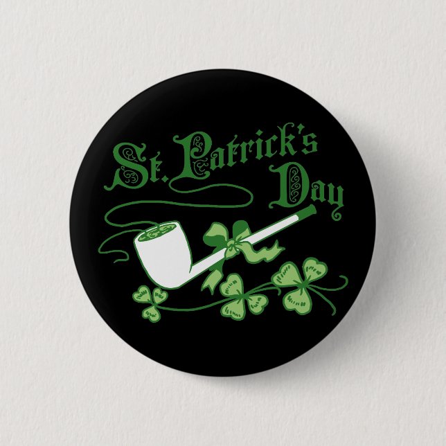 Leprechaun Pipe Button (Vorderseite)
