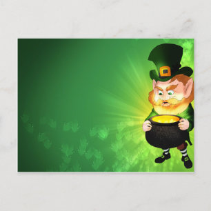 Leprechaun Postkarte