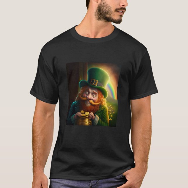 Leprechaun Pot of Gold Rainbow St Patrick's Day Lu T-Shirt (Vorderseite)