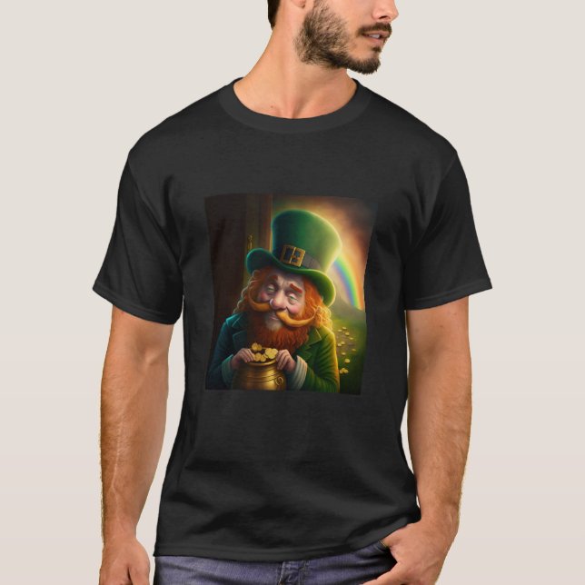 Leprechaun Pot of Gold Rainbow St Patrick's Day Lu T-Shirt (Vorderseite)