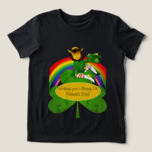 Leprechaun Regenbogen St. Patrick's Tri-Blend Shirt