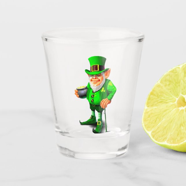 LEPRECHAUN SCHNAPSGLAS (Vorderseite)