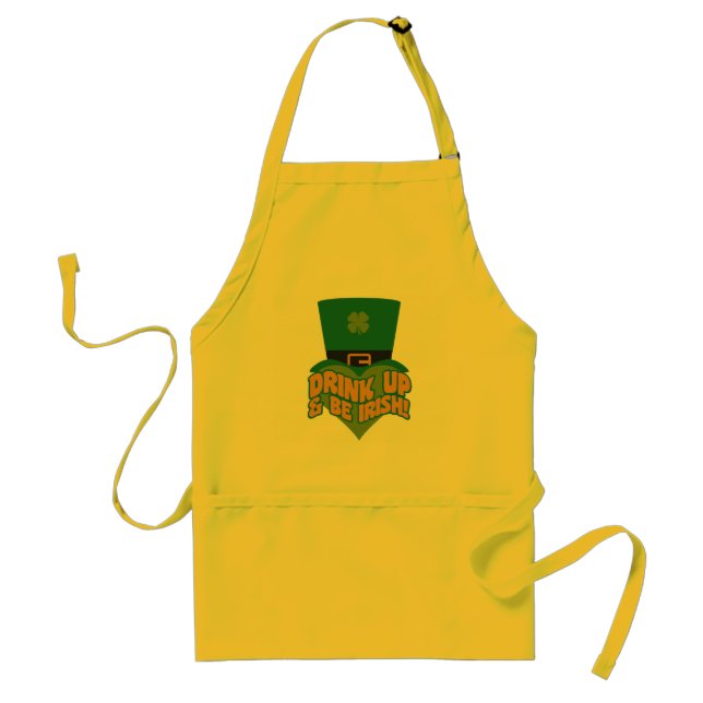 Leprechaun-Schürze - wählen Sie Stil und Farbe Schürze (Vorne)