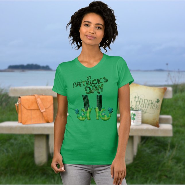 Leprechaun Shoes St Patrick's Day T - Shirt (Von Creator hochgeladen)