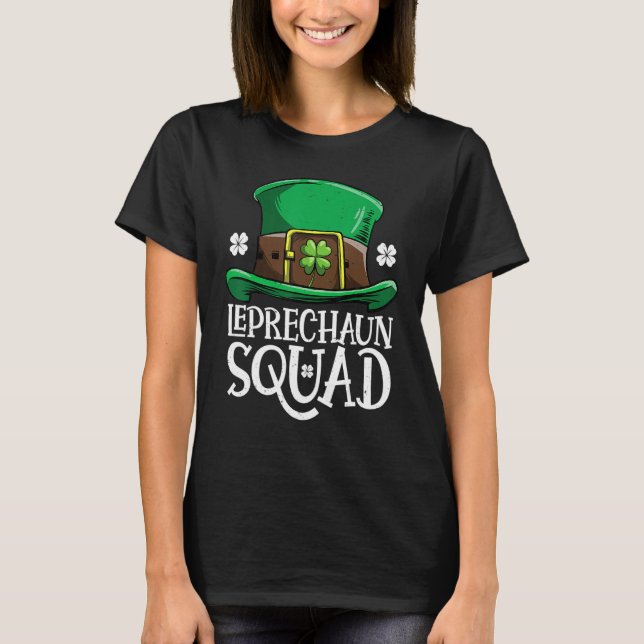 Leprechaun Squad St Patricks Day Boys Kids Men Cos T-Shirt (Vorderseite)