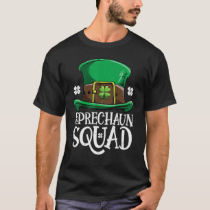 Leprechaun Squad St Patricks Day Boys Kinder Männe T-Shirt