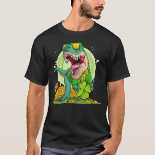 Leprechaun T-Rex St. Patrick's Day T-Shirt