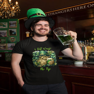 Leprechaun und Bier T-Shirt