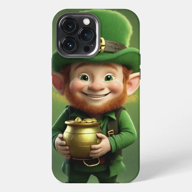 Leprechaun und Pot of Gold iPhone / iPad Gehäuse Hülle (Rückseite)