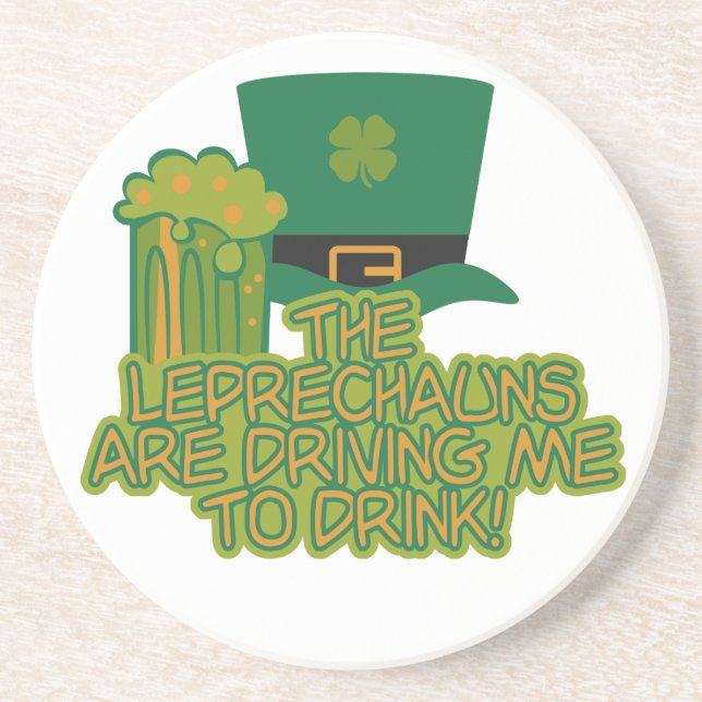 Leprechaun Untersetzer (Vorne)
