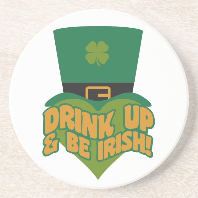Leprechaun-Untersetzer Untersetzer (Vorne)