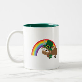 Leprechaun Yak Zweifarbige Tasse