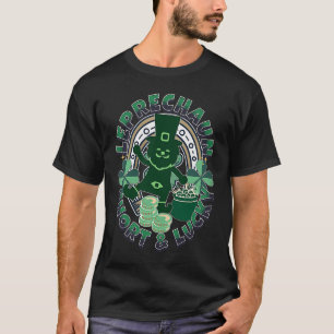 Leprechauns Kurz & Lucky St. Patricks Parades T-Shirt
