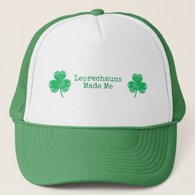 Leprechauns machte mich truckerkappe (Vorderseite)