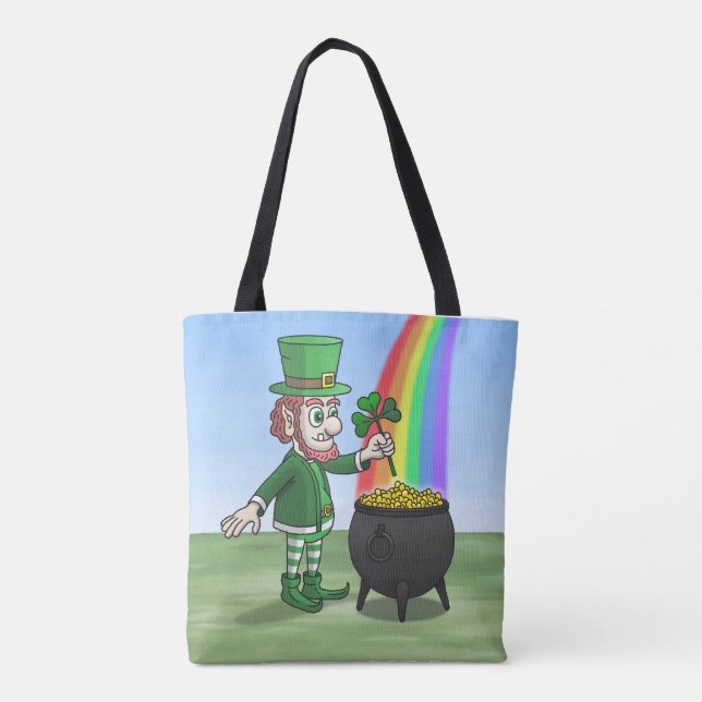 Leprechaun's pot full of gold St. Patrick's Day (Rückseite)