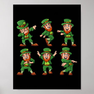 Leprechauns St Patrick's Day Fun Boys Girl Poster