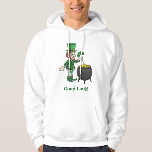 Leprechauns St. Patrick's Day Hoodie (Vorderseite)