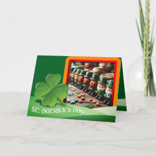 Leprechauns St Patrick's Day Text + Foto HGC5 hinz Karte