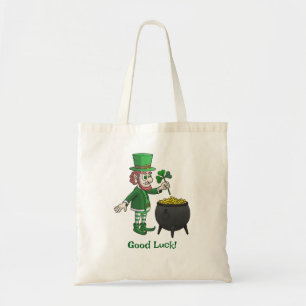 Leprechauns viel Glück Tragetasche